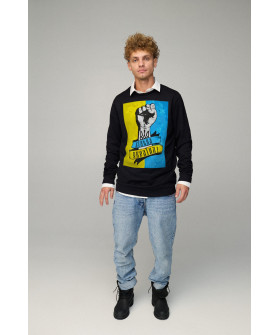 Свитшот мужской OVERSIZE /no flis/