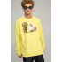 Sweatshirt men's OVERSIZE /no flis/