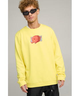 Sweatshirt men's OVERSIZE /no flis/