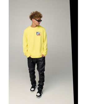 Світшот чоловічий OVERSIZE /no flis/