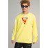 Sweatshirt men's OVERSIZE /no flis/