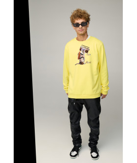 Sweatshirt men's OVERSIZE /no flis/