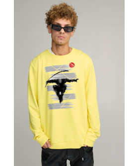 Sweatshirt men's OVERSIZE /no flis/