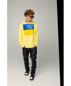 Світшот чоловічий OVERSIZE /no flis/