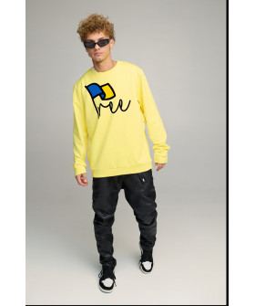 Світшот чоловічий OVERSIZE /no flis/