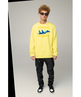 Sweatshirt men's OVERSIZE /no flis/