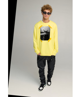 Світшот чоловічий OVERSIZE /no flis/