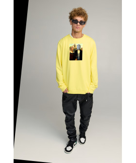 Sweatshirt men's OVERSIZE /no flis/