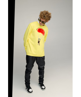 Sweatshirt men's OVERSIZE /no flis/