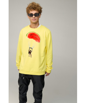 Sweatshirt men's OVERSIZE /no flis/