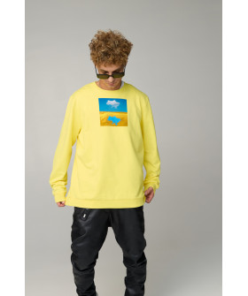 Sweatshirt men's OVERSIZE /no flis/