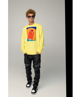 Sweatshirt men's OVERSIZE /no flis/