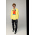 Sweatshirt men's OVERSIZE /no flis/