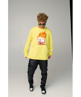 Sweatshirt men's OVERSIZE /no flis/