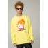 Sweatshirt men's OVERSIZE /no flis/