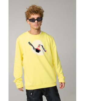 Sweatshirt men's OVERSIZE /no flis/