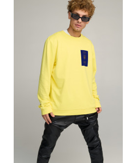 Sweatshirt men's OVERSIZE /no flis/