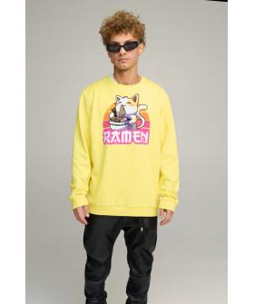 Sweatshirt men's OVERSIZE /no flis/