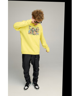 Sweatshirt men's OVERSIZE /no flis/