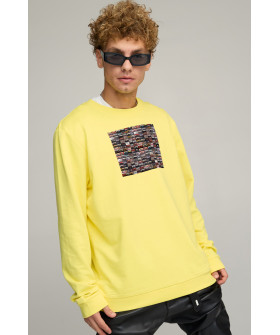 Sweatshirt men's OVERSIZE /no flis/