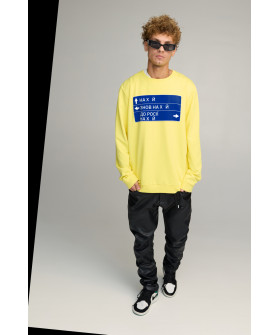 Світшот чоловічий OVERSIZE /no flis/