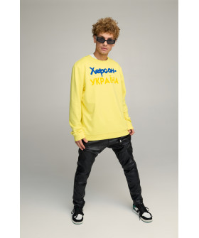 Світшот чоловічий OVERSIZE /no flis/