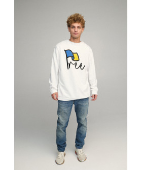 Sweatshirt men's OVERSIZE /no flis/