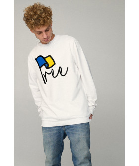 Sweatshirt men's OVERSIZE /no flis/