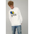 Sweatshirt men's OVERSIZE /no flis/