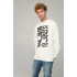 Sweatshirt men's OVERSIZE /no flis/