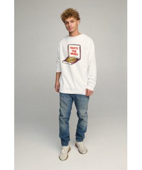 Sweatshirt men's OVERSIZE /no flis/