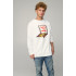 Sweatshirt men's OVERSIZE /no flis/