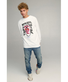 Sweatshirt men's OVERSIZE /no flis/