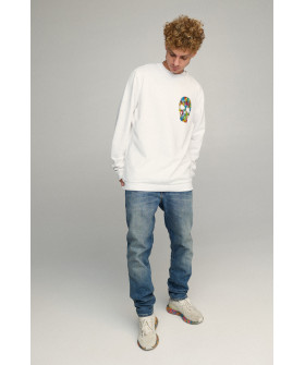 Sweatshirt men's OVERSIZE /no flis/