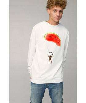 Sweatshirt men's OVERSIZE /no flis/