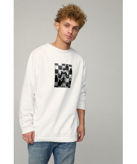 Sweatshirt men's OVERSIZE /no flis/