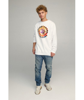 Sweatshirt men's OVERSIZE /no flis/