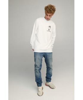 Sweatshirt men's OVERSIZE /no flis/