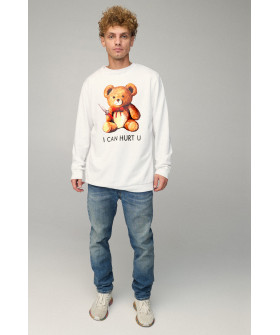 Sweatshirt men's OVERSIZE /no flis/