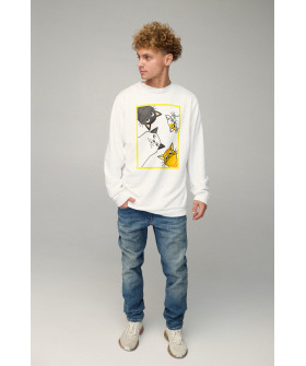 Світшот чоловічий OVERSIZE /no flis/