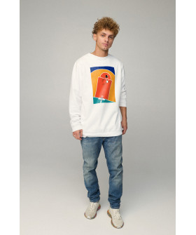 Sweatshirt men's OVERSIZE /no flis/