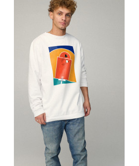 Sweatshirt men's OVERSIZE /no flis/