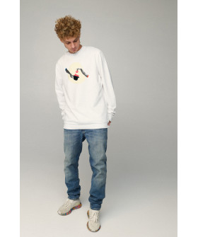 Sweatshirt men's OVERSIZE /no flis/