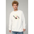 Sweatshirt men's OVERSIZE /no flis/