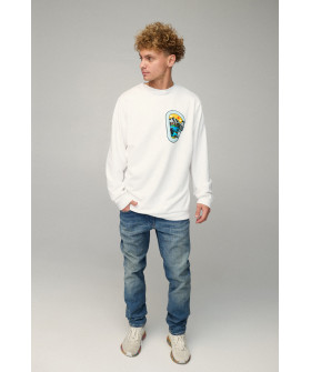 Sweatshirt men's OVERSIZE /no flis/