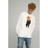 Sweatshirt men's OVERSIZE /no flis/