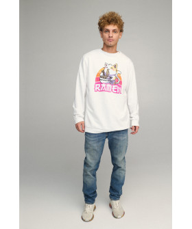 Світшот чоловічий OVERSIZE /no flis/