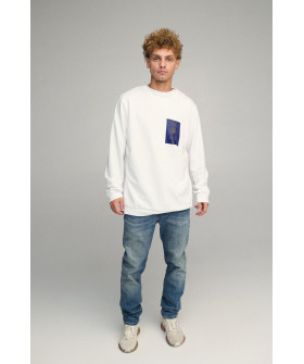 Sweatshirt men's OVERSIZE /no flis/