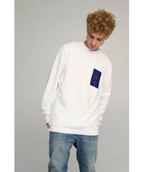 Sweatshirt men's OVERSIZE /no flis/