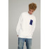 Sweatshirt men's OVERSIZE /no flis/